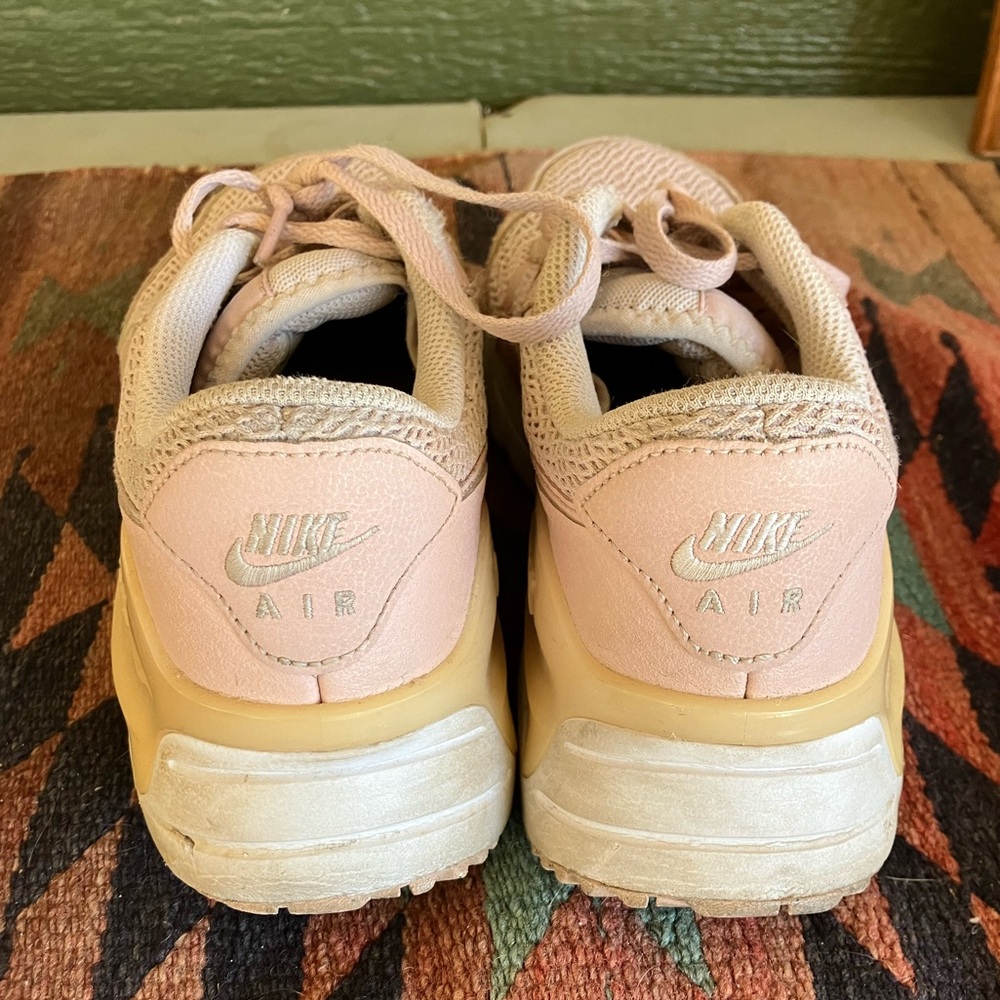 Nike Air Max Women's Blush Pink and Cream Sneakers - Picture 4 of 9
